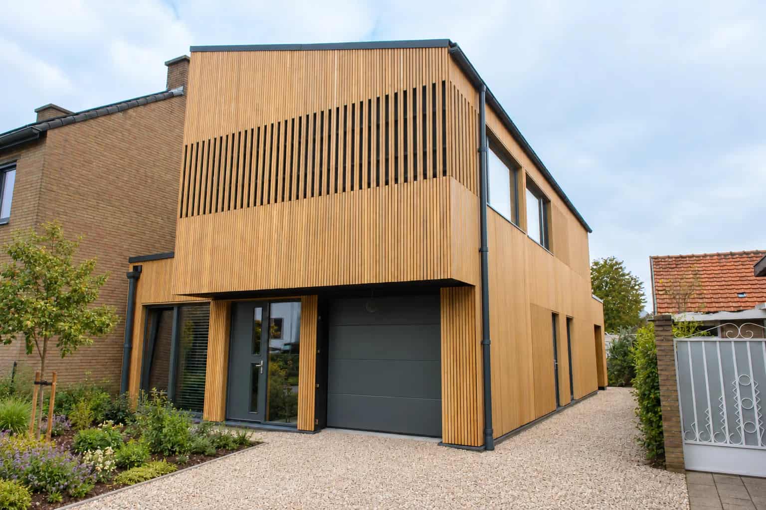 Timber Frame Home with Larch Cladding