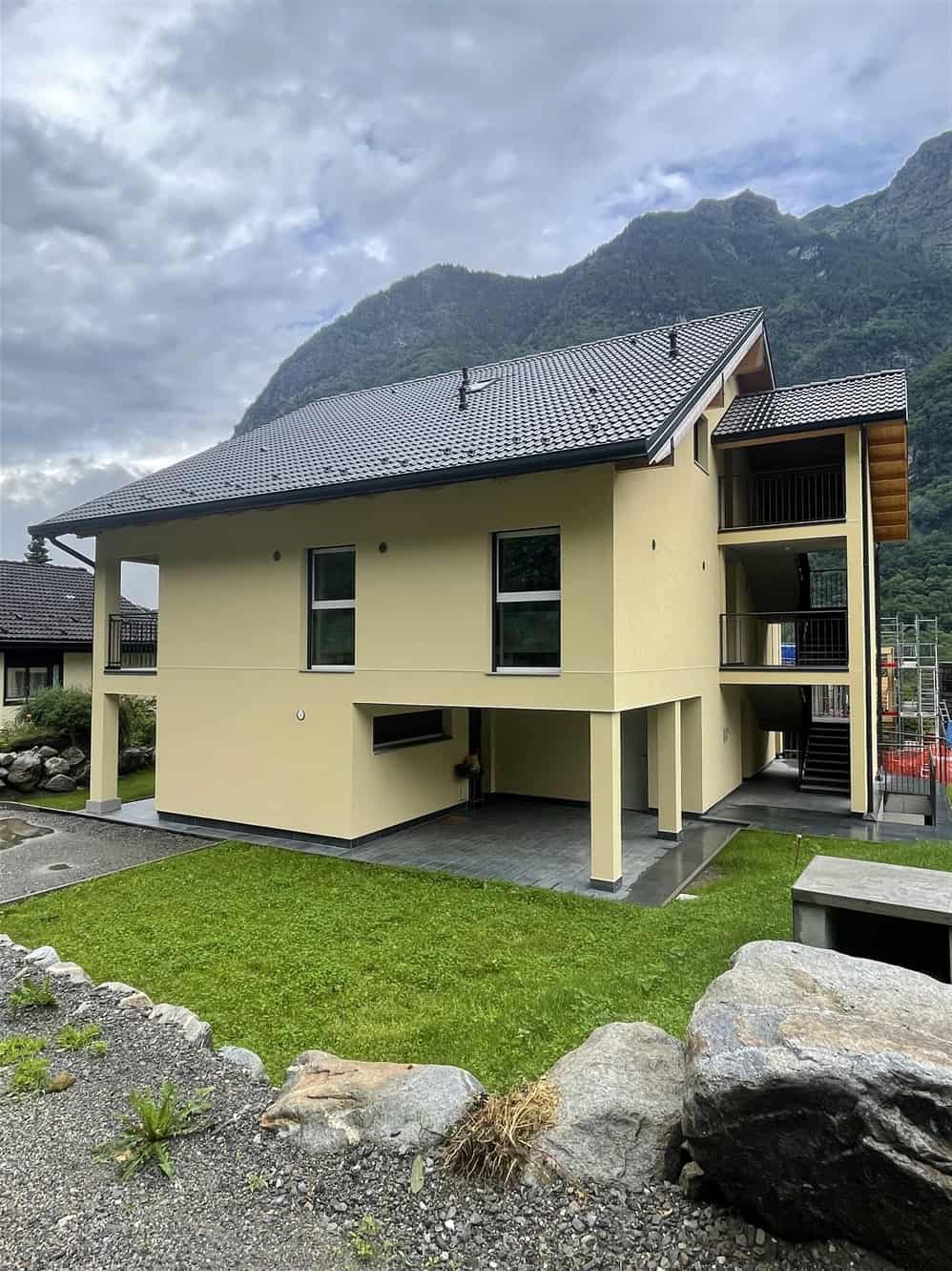 Three-story residential building project in Switzerland