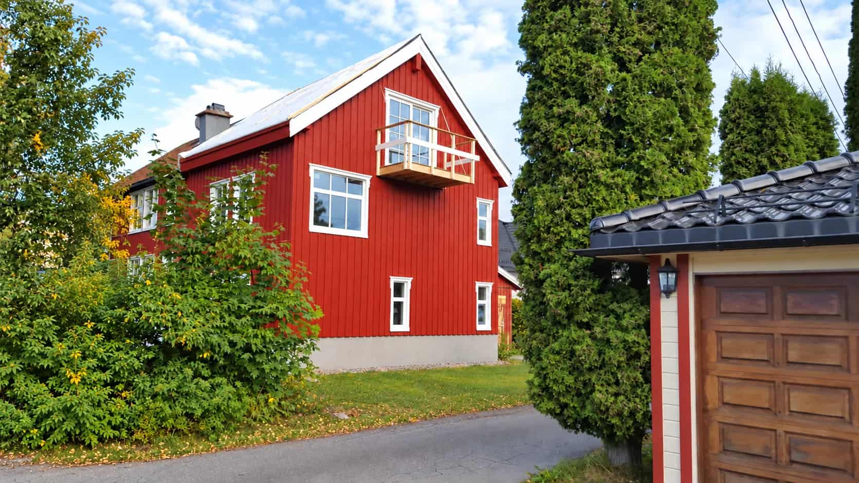 Timber Frame House Extension in Norway