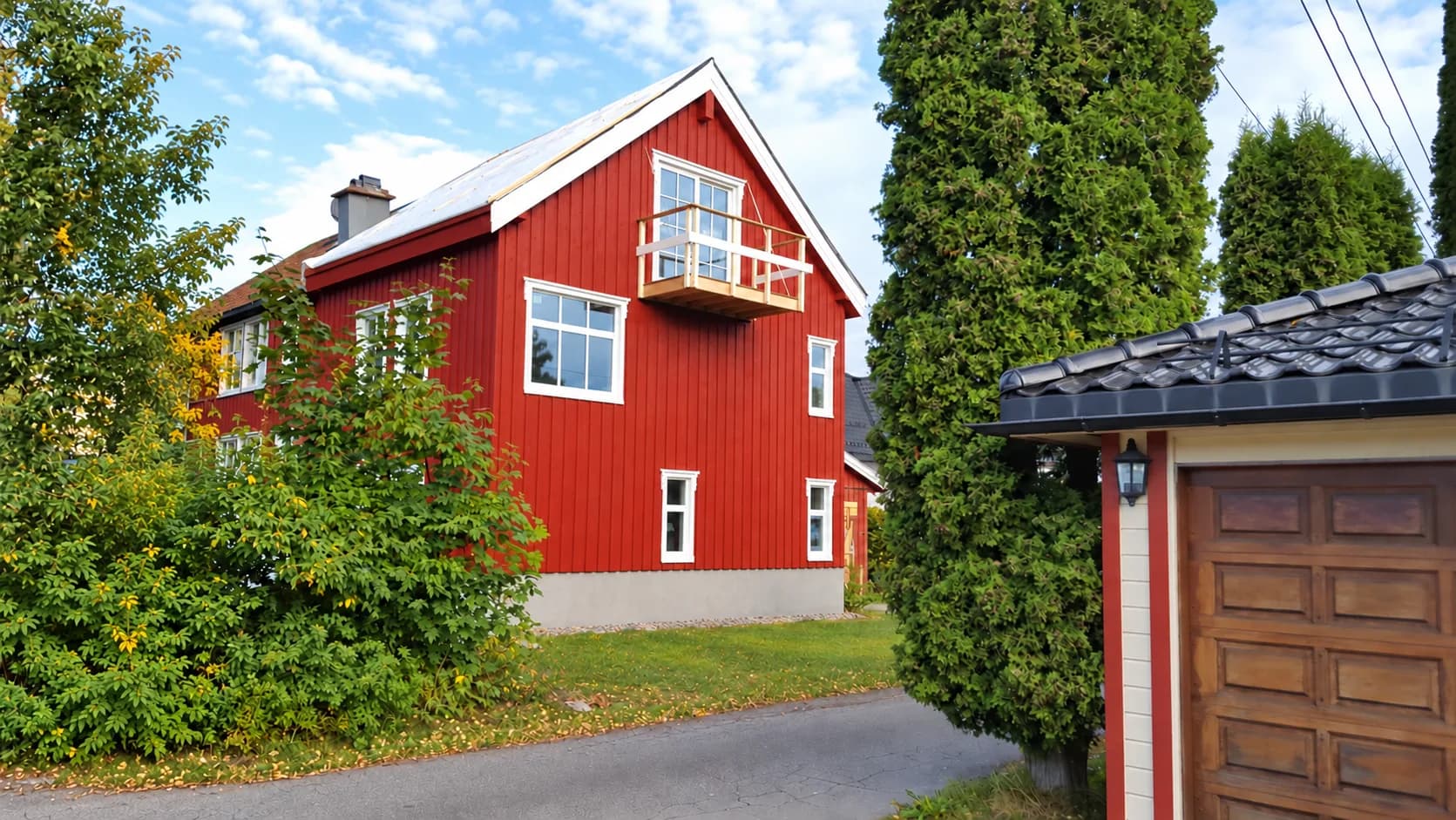 Timber Frame House Extension in Norway image 1