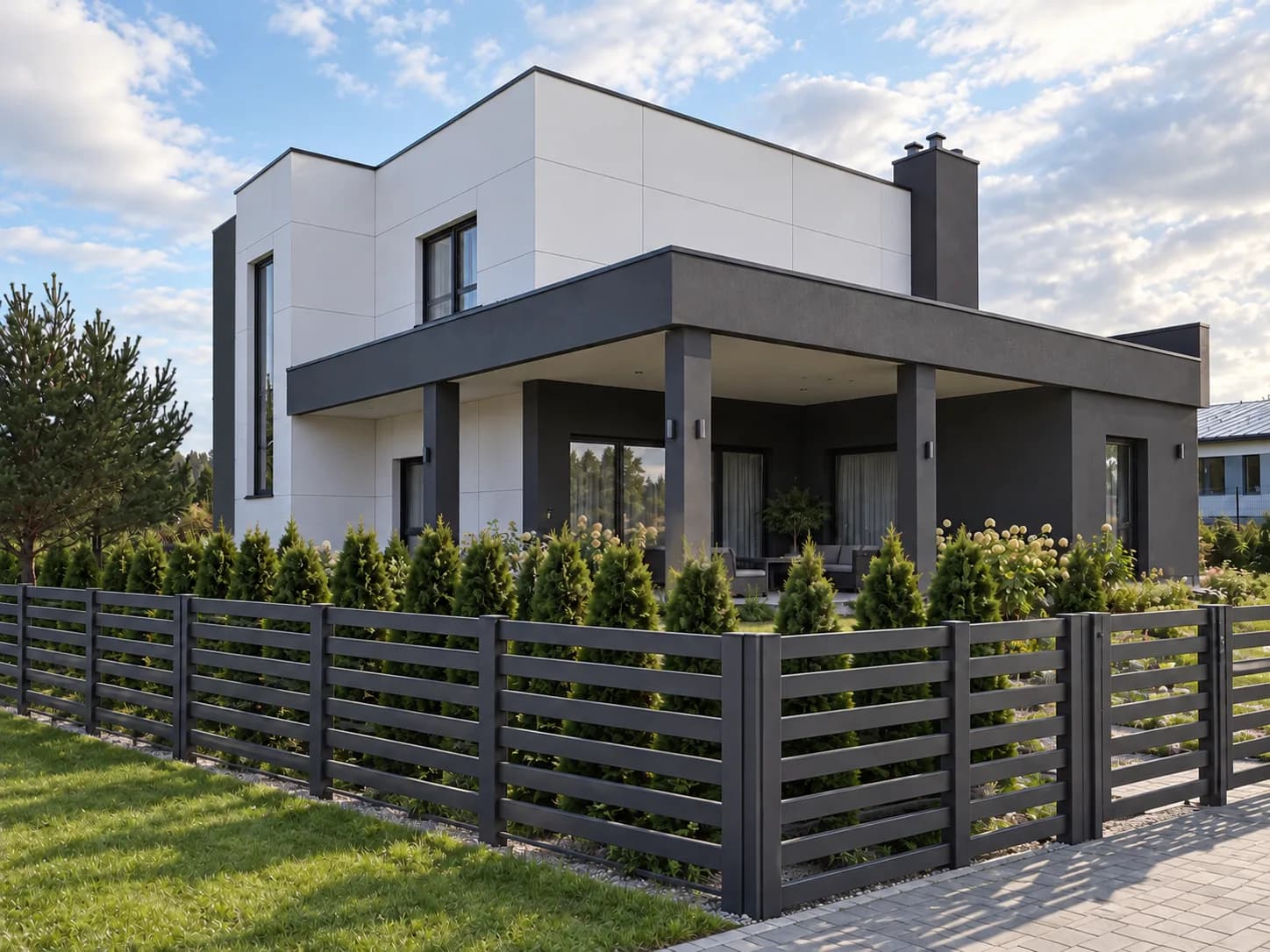 Timber Frame Home Assembly in Latvia image 1
