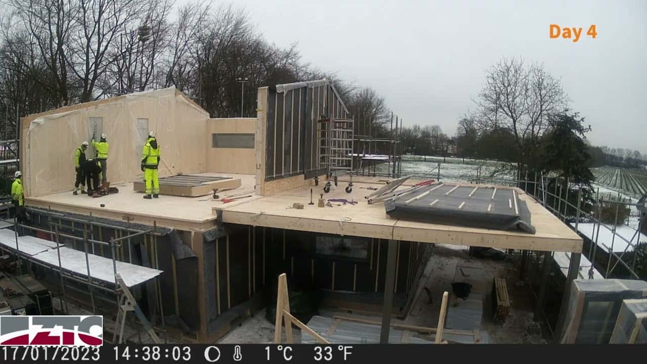 Prefabricated House Assembly video thumbnail