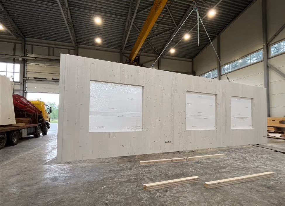 CLT cross-laminated timber panels