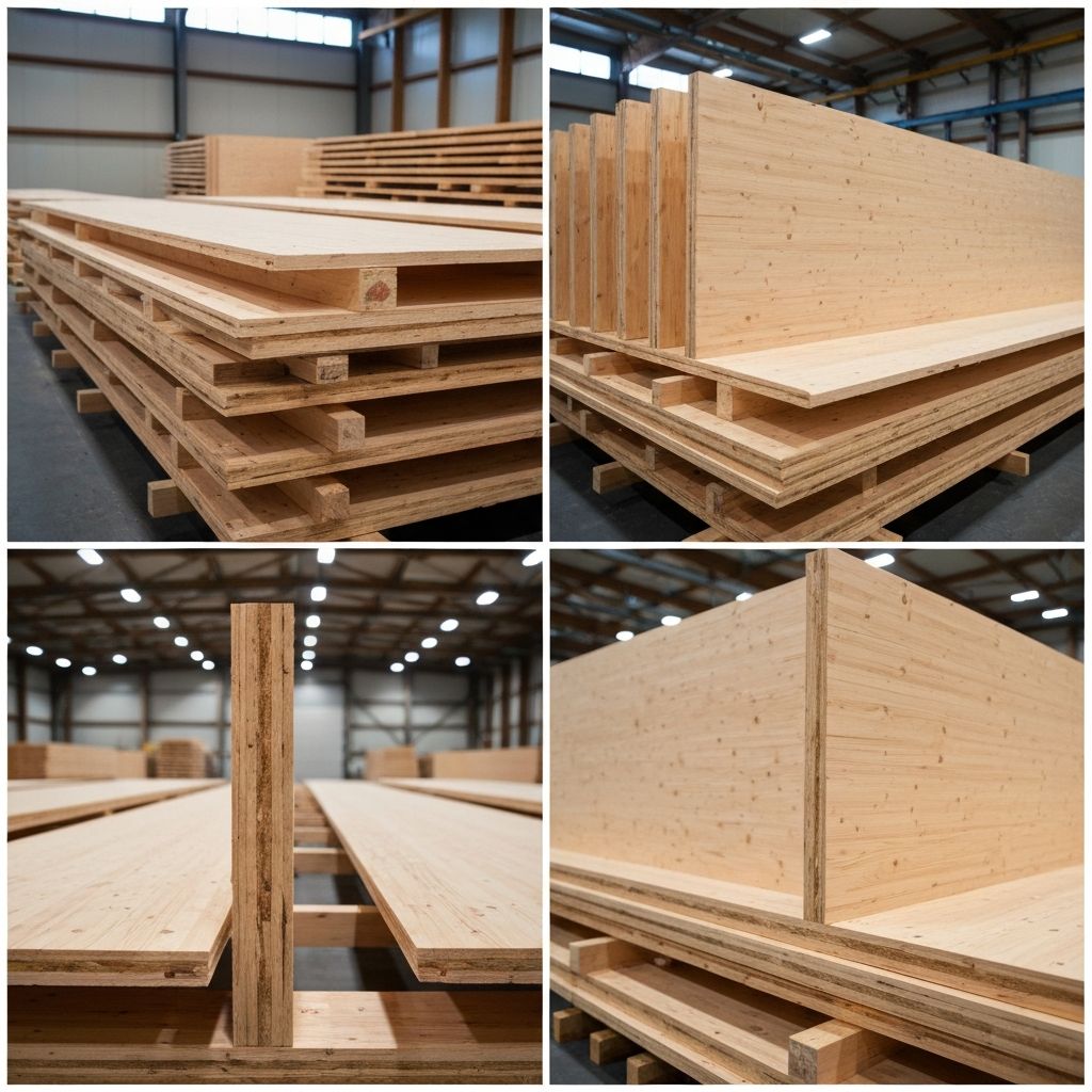 CLT cross-laminated timber panels